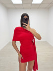 VESTIDO ROSAURA ROJO VESTIDO ROSAURA ROJO